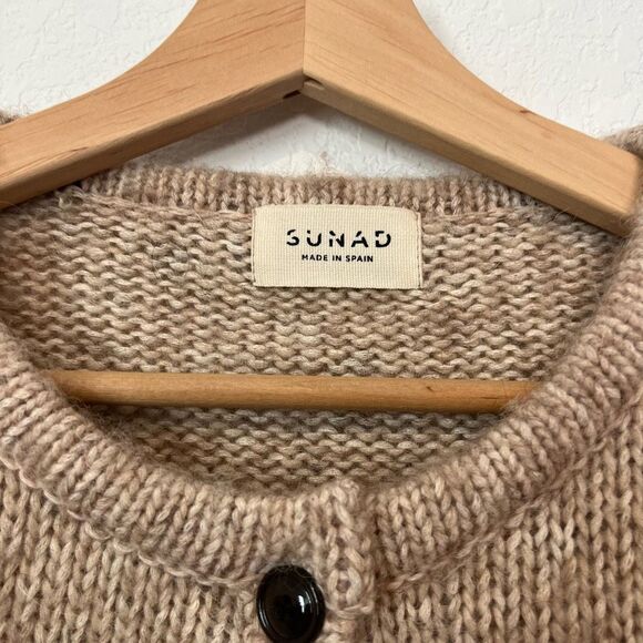 Cozy Tan Women's Cardigan Sweater - Picture 6 of 8